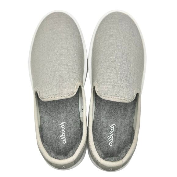Allbirds | Women | Merino Wool Lounger Woven Gray Comfort Slip On Shoes | Size 7 - Picture 5 of 10